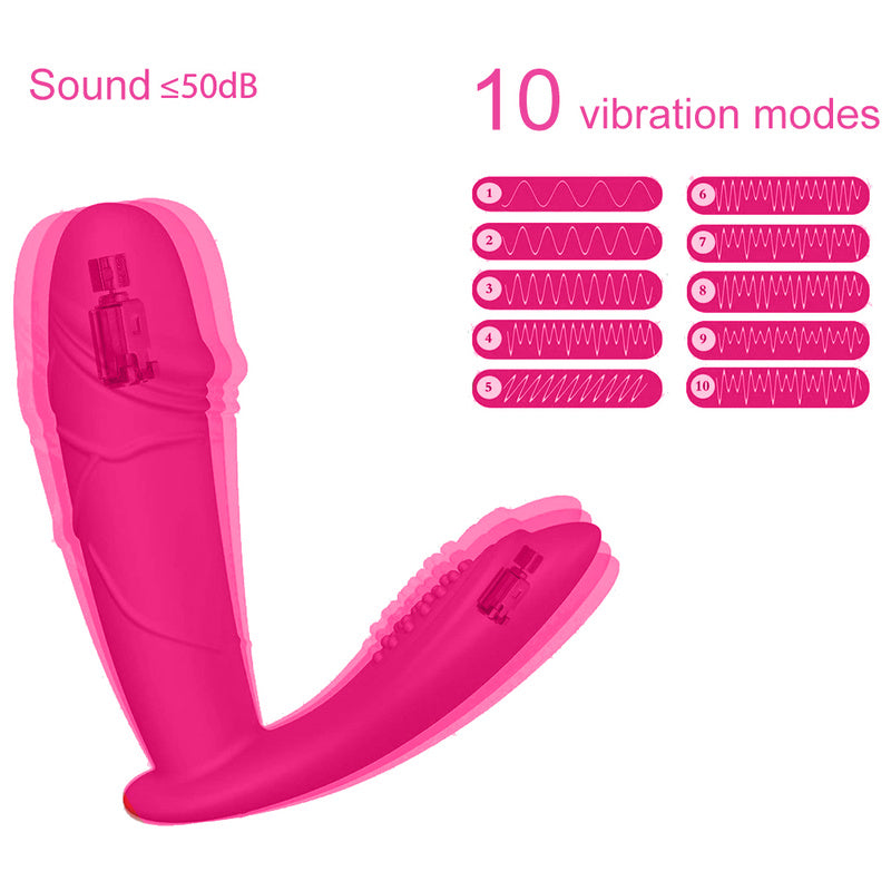 Waterproof G Spot Vibrator with Quiet Dual Motors 10 Vibrations Clitoris Stimulator Couples Vibrator Toy with Magnetic USB Rechargeable for Couple or Solo Play