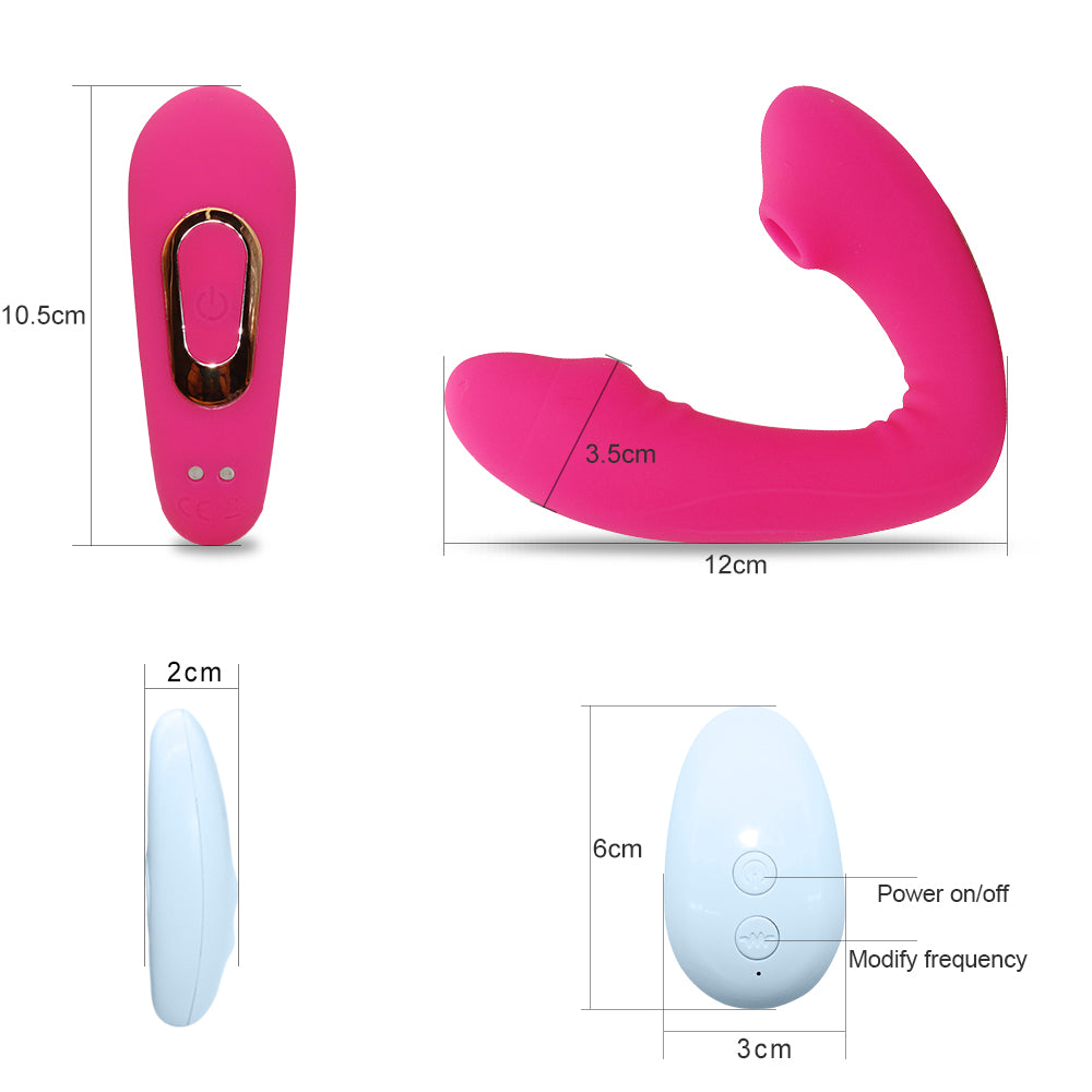 Waterproof G Spot Vibrator with Quiet Dual Motors Clitoris Stimulator Couples Vibrator Toy with Magnetic USB Rechargeable for Couple or Solo Play