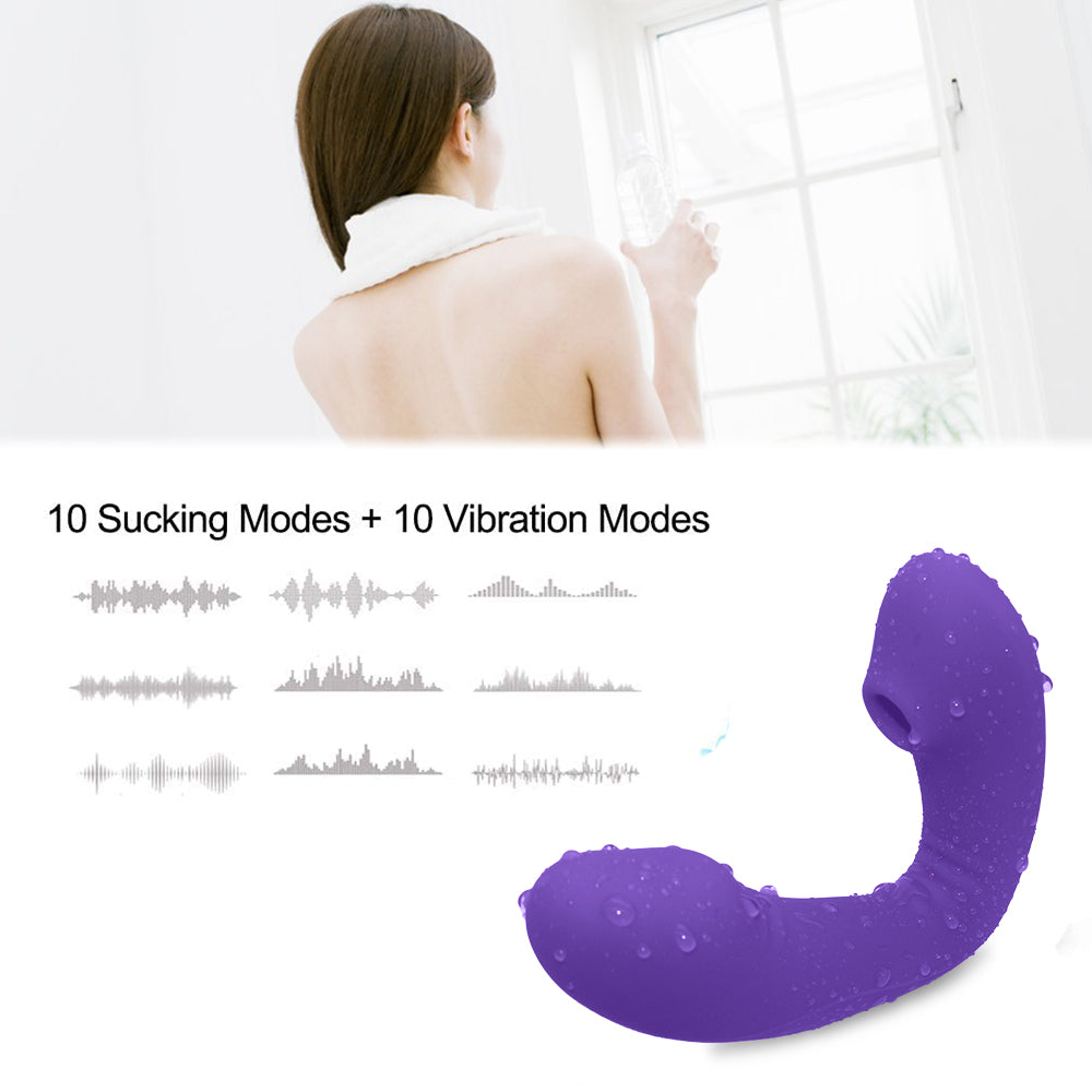 Waterproof G Spot Vibrator with Quiet Dual Motors Clitoris Stimulator Couples Vibrator Toy with Magnetic USB Rechargeable for Couple or Solo Play