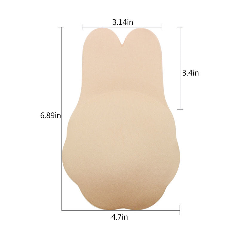 Sticky Bra Push Up Lift Nipple Covers Adhesive Strapless Invisible Backless Bras Plunge Reusable for Women