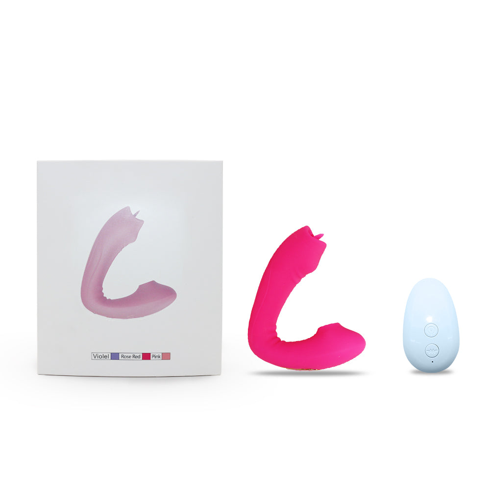 Sucking Vibrator with Sucking Intensities Vibration Modes for Beginner Waterproof Clitoral Stimulator Silicone G Spot Vibrator Rechargeable Clit Sucker for Dual Stimulation