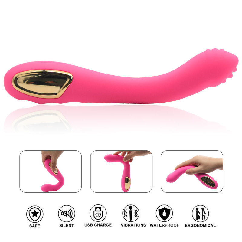 Waterproof Vibrator G Spot Vibrator for Women with 10 Strong Vibration Modes Rechargeable Personal Vibrator for Effortless Insertion Ideal Female Sex Toy for Beginners Couples