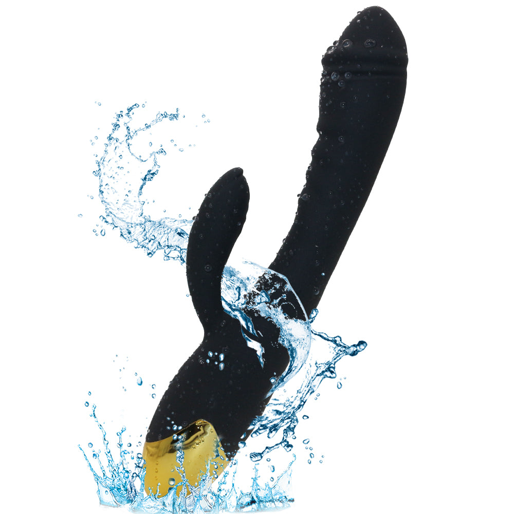 Rechargeable Thrusting Sucking Rabbit Vibrator for Women Waterproof G Spot Vibrator Clitoral Sucker Soft Silicone Sex Vibrator for Her