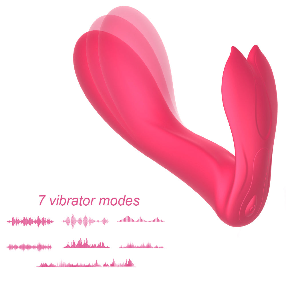 Pulsating Wearable Vibrator for Women with Thrusting Motions Vibrations Silicone Butterflies G Spot Vibrator for Couple or Solo Play Waterproof Rechargeable Remote Control