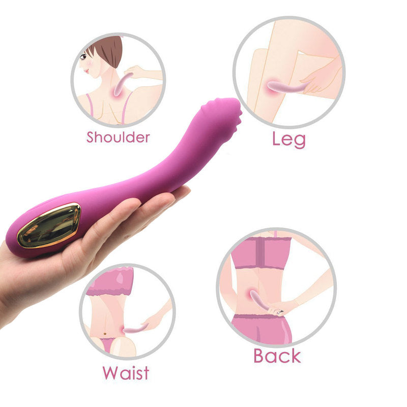 Waterproof Vibrator G Spot Vibrator for Women with 10 Strong Vibration Modes Rechargeable Personal Vibrator for Effortless Insertion Ideal Female Sex Toy for Beginners Couples