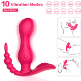 Female G Spot Vibrator Prostate Massager with 8 Vibration Modes Prostate Stimulator P-spot Testicles Perineum Stimulation Wireless Remote Anal Sex Toy