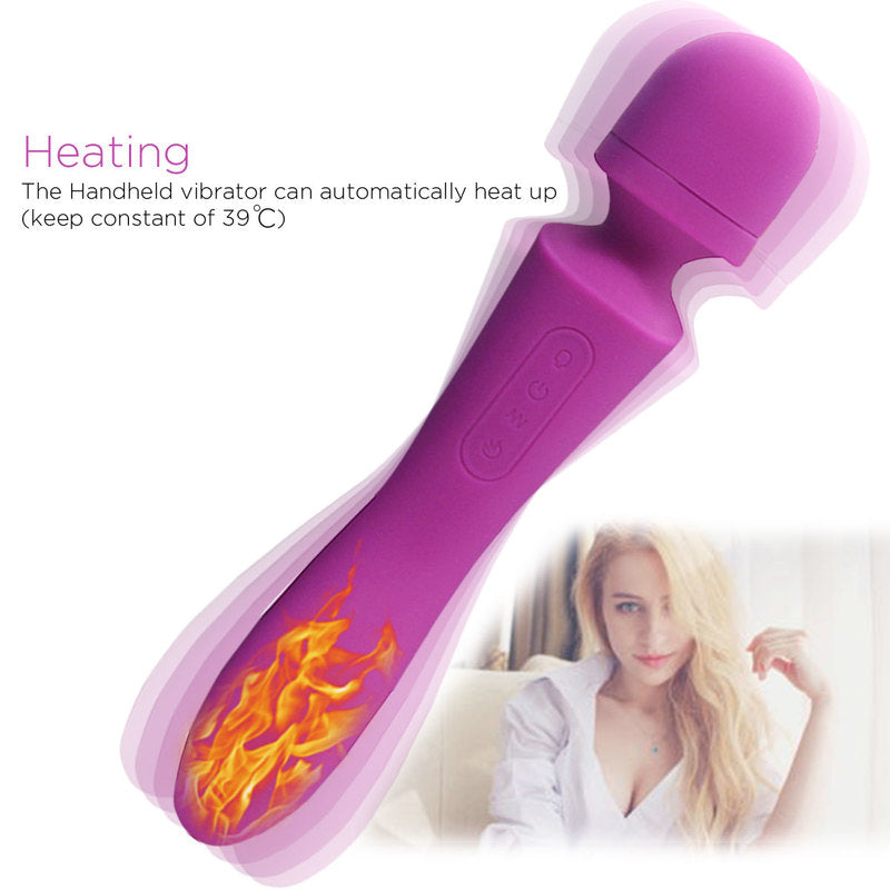 Handheld Personal Wand Massager with 10 Powerful Magic Vibration, Neck  Shoulder Back Massage for Deep Muscles Pain Relief-Pink