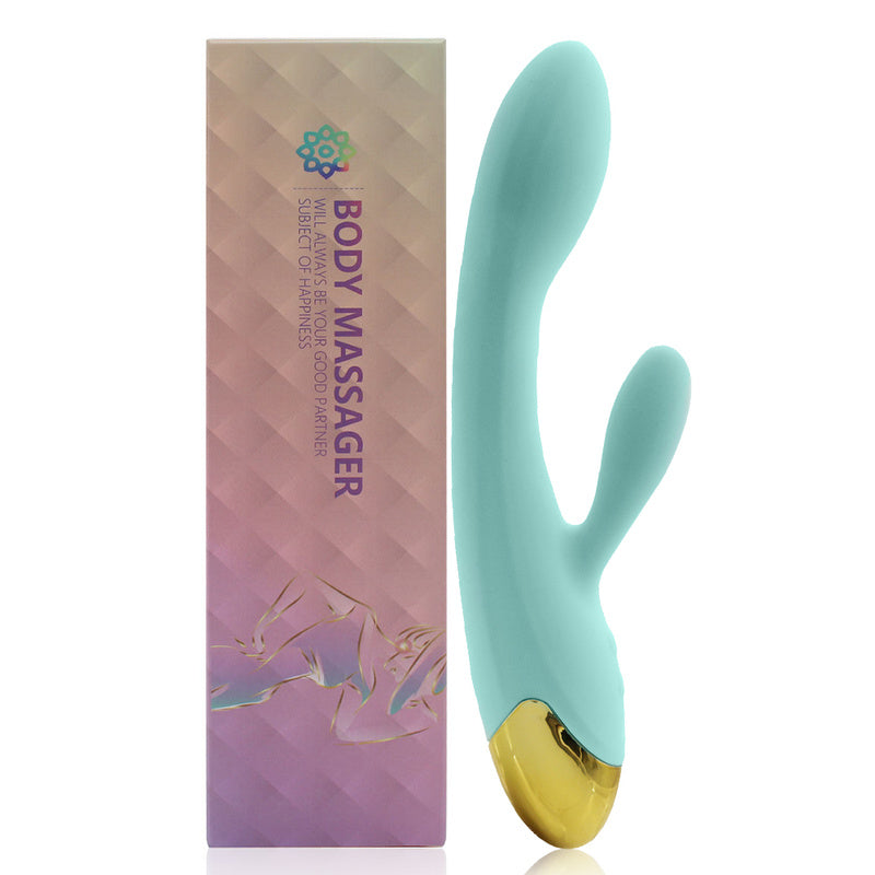 Rechargeable G Spot Rabbit Vibrator Adult Sex Toys Waterproof Personal Dildo Vibrator Clit Stimulator 10 Vibration Modes Quiet Dual Motor for Women