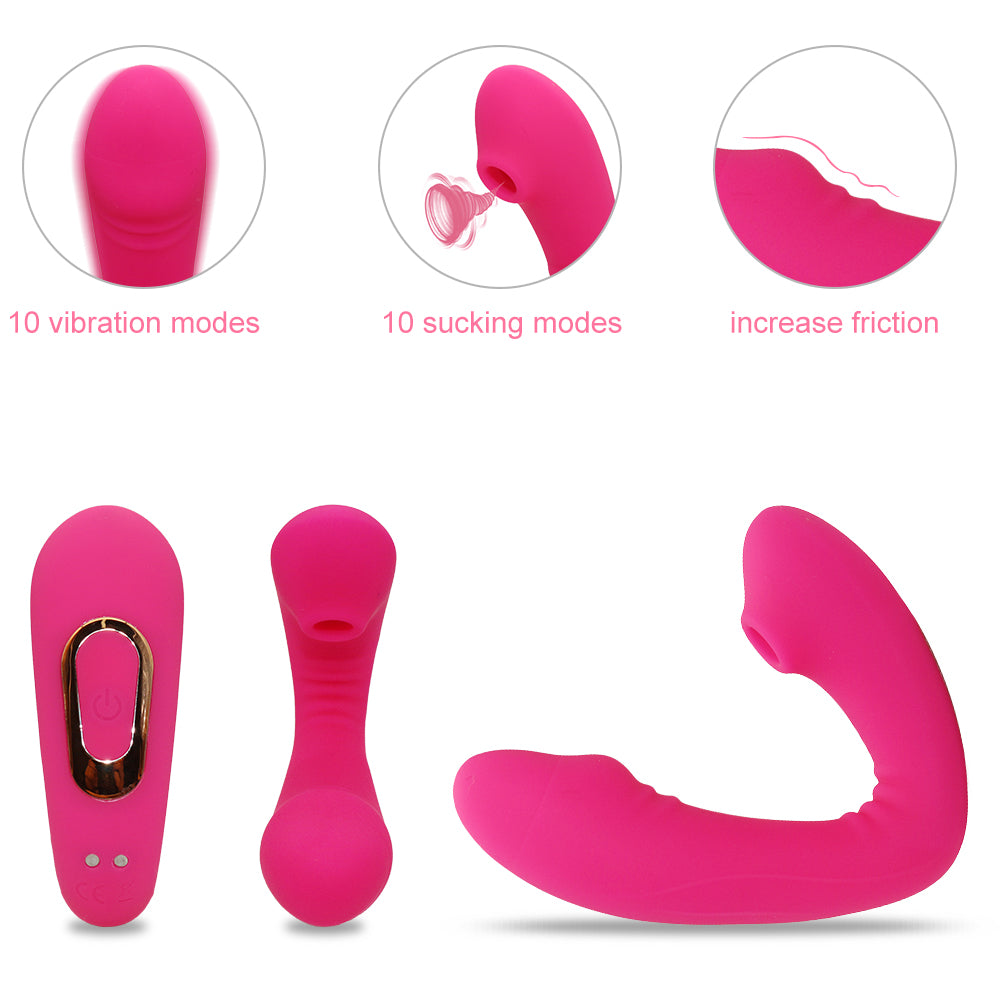 Waterproof G Spot Vibrator with Quiet Dual Motors Clitoris Stimulator Couples Vibrator Toy with Magnetic USB Rechargeable for Couple or Solo Play