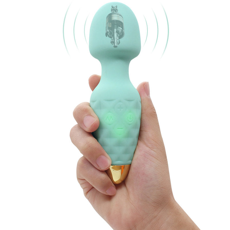 Mini Wand Massager Cordless Hand-held Vibrating Bullet Vibration Massager Shoulder and Back Body Massager