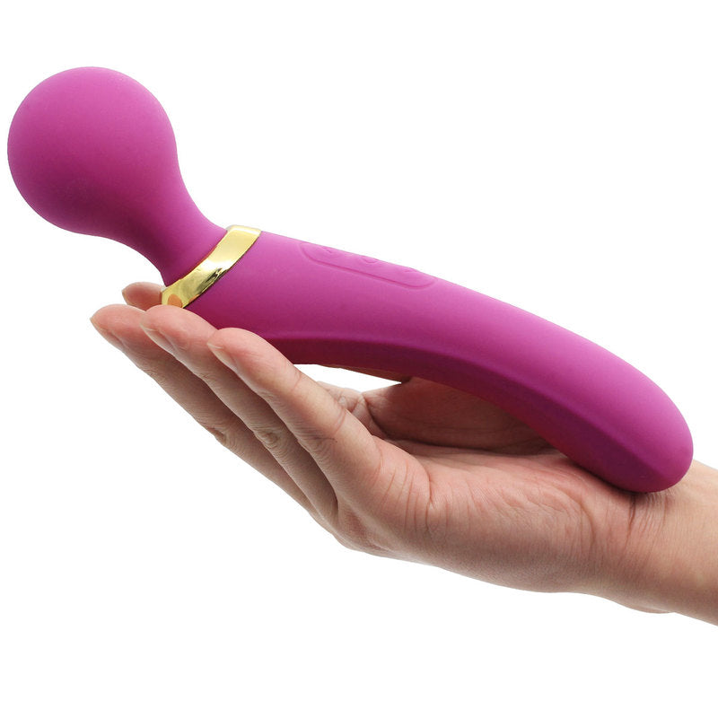 Personal Wand Vibrator with 3 Powerful Speeds 10 Vibration Modes for Men and Women Handheld Realistic Vibrator Adult Sex Toy for Full Body Massage Rechargeable Cordless