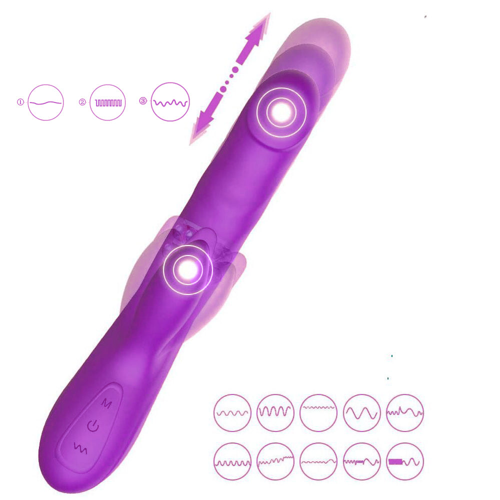 Wand Massager New Upgrade Magic Vibration Modes Handheld Wireless Waterproof Mute Rechargeable Personal Massager for Neck Shoulder Back Body Relieves Muscle Tension