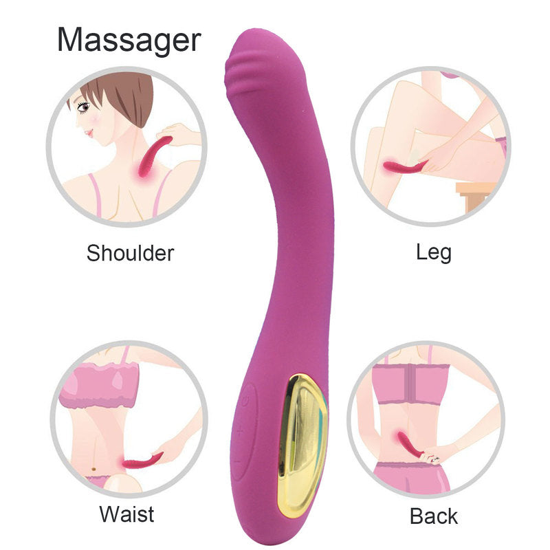 Waterproof Vibrator G Spot Vibrator for Women with 10 Strong Vibration Modes Rechargeable Personal Vibrator for Effortless Insertion Ideal Female Sex Toy for Beginners Couples